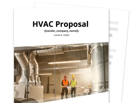 commercial hvac proposal template